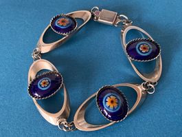 Armband königsblau emailliert (20cm)