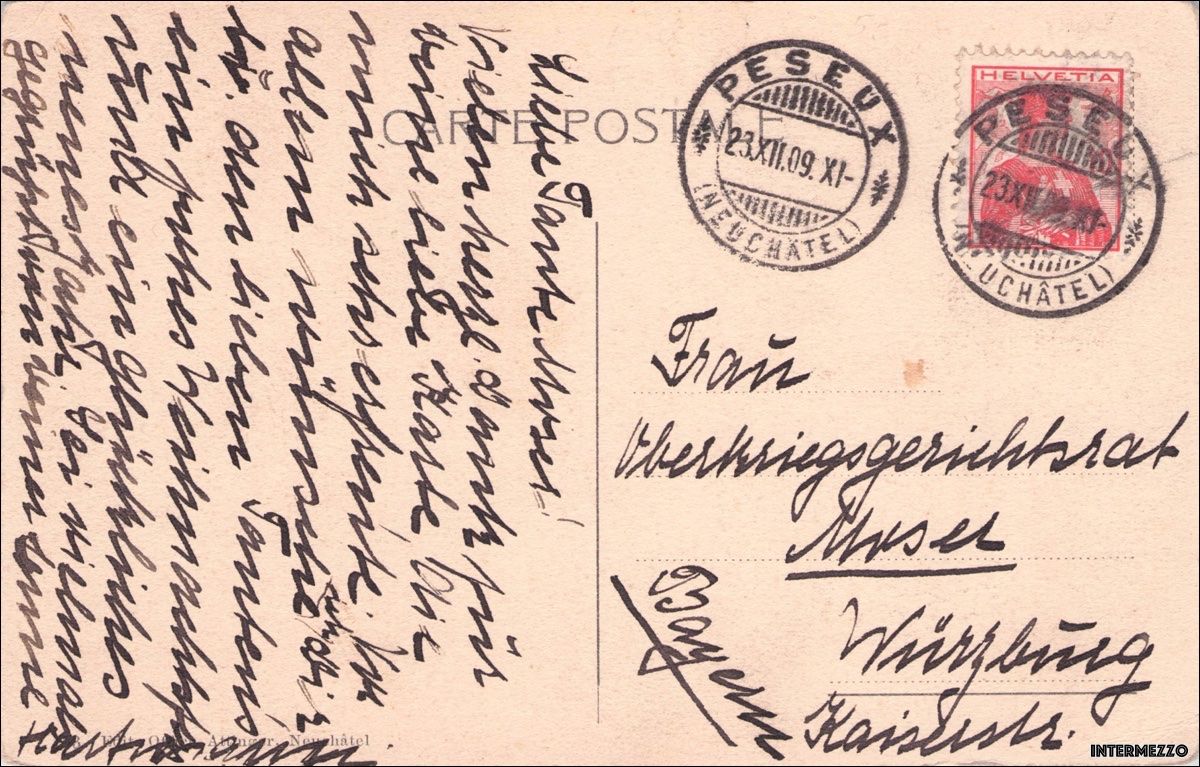 Ansichtskarten: Peseux NE // La Poste // 1929 // Neuenburg – Gebraucht aus Basel von intermezzo12 1