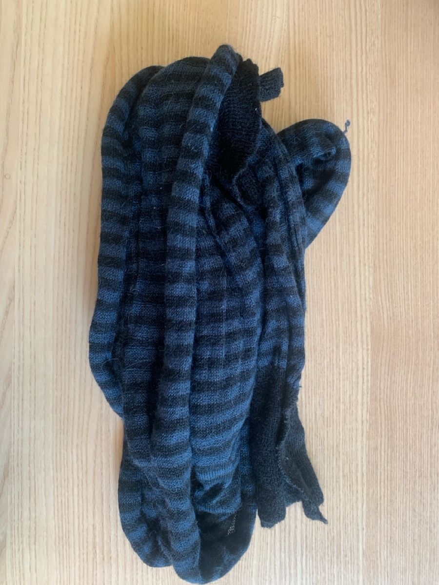 Foulards, Tücher & Schals: Scarf blue-black stripep – Neu (gemäss Beschreibung) aus Zürich von ama_k88c