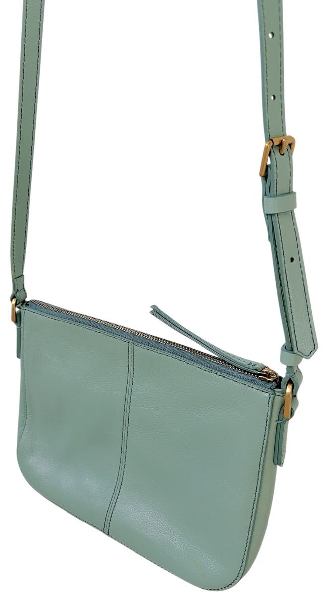 Fossil Taschen für Damen: Fossil Leather Crossbody Bag Mint Used – Gebraucht aus Bogis-Bossey von aye_jy77 6