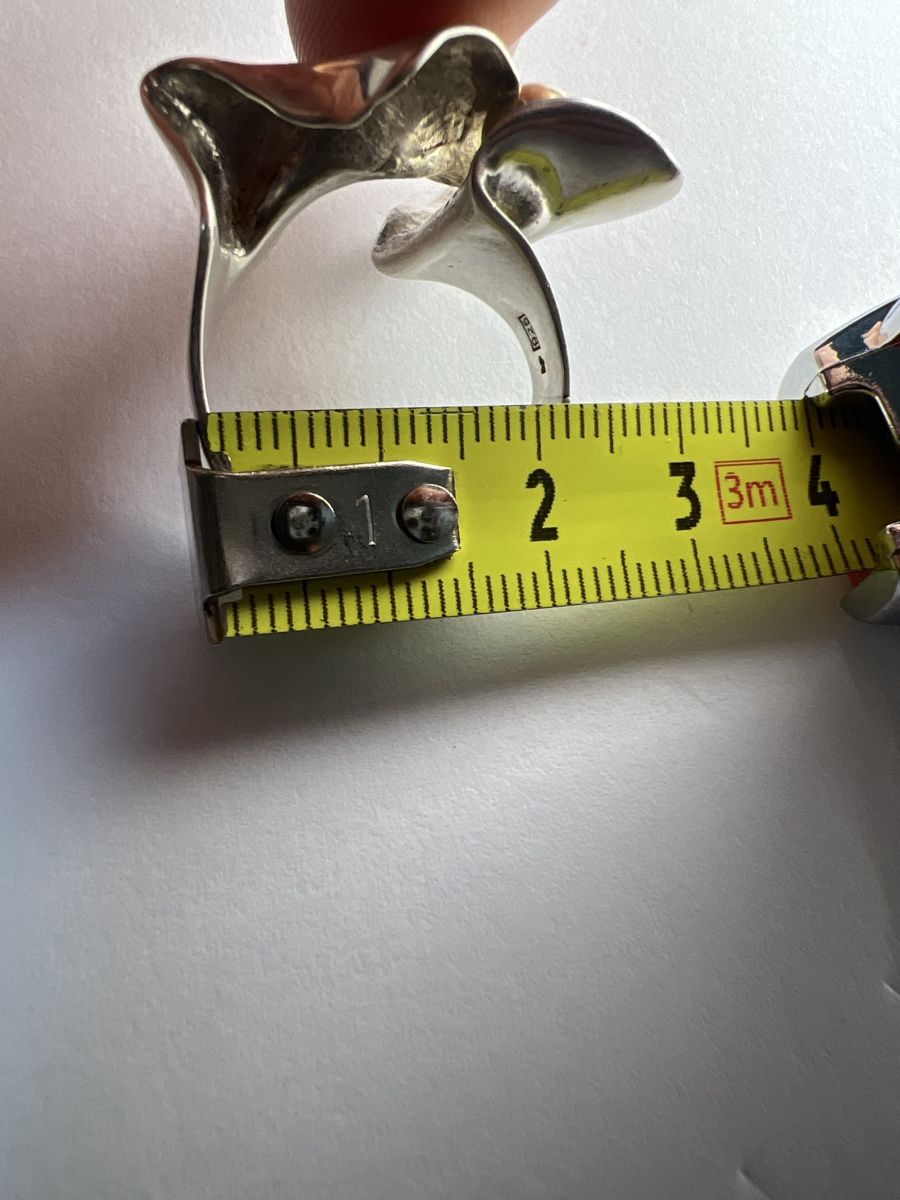 Anelli: Bague Argent 925 Design Abstrait vintage – Usato da Chenens venduto da anasantos90 4