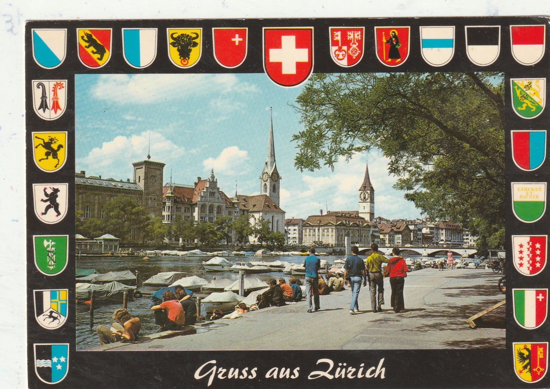 Cartes postales: Zürich – D'occasion à Lumbrein par made02