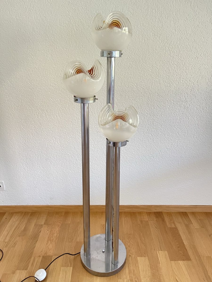 Murano Lampade: Stehlampe Muranoglas Vintage – Usato da Bern venduto da Delamer