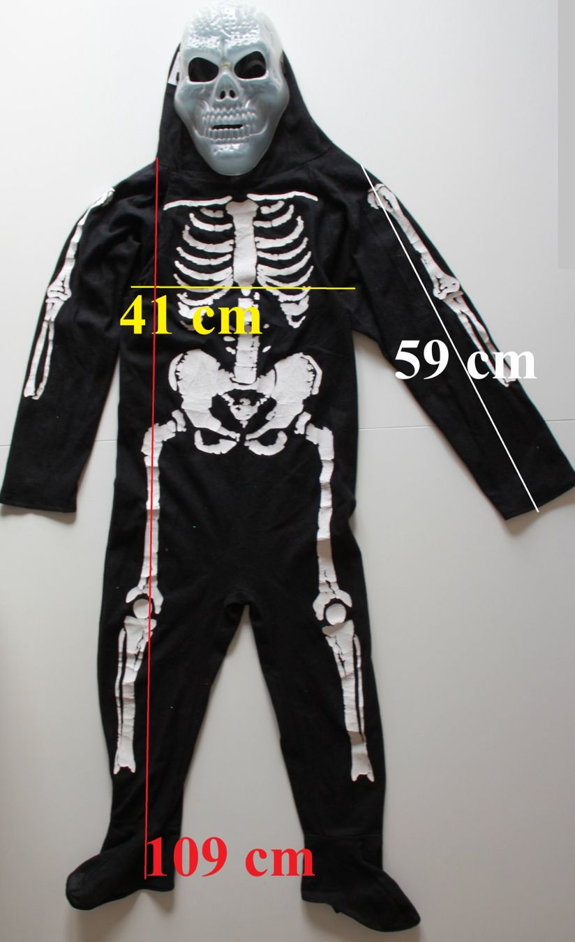 Costumi: Costume squelette / Skelett t. 7 - 9 ans – Usato da Peseux venduto da CoolShoping 1