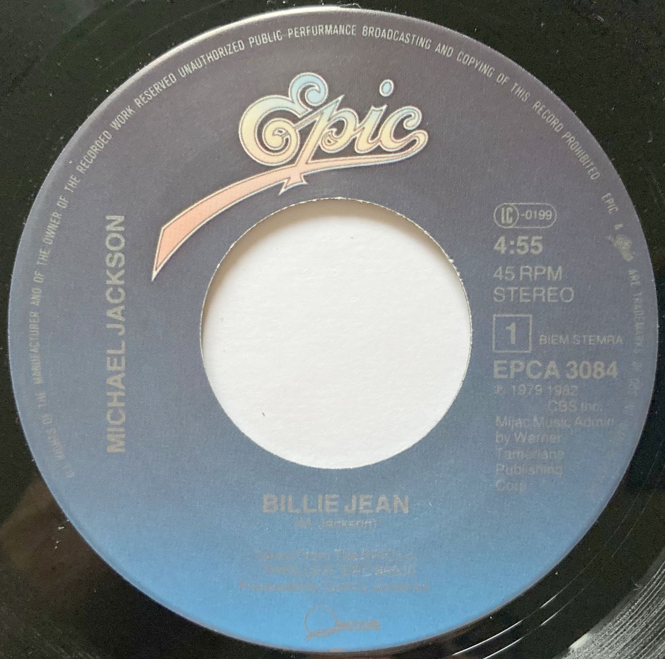 Vinyles: MICHAEL JACKSON - BILLIE JEAN – D'occasion à Bottens par hotter-than-hell 2