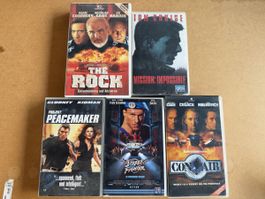 5 Action VHS Filme Konvolut gebraucht guter Zustand