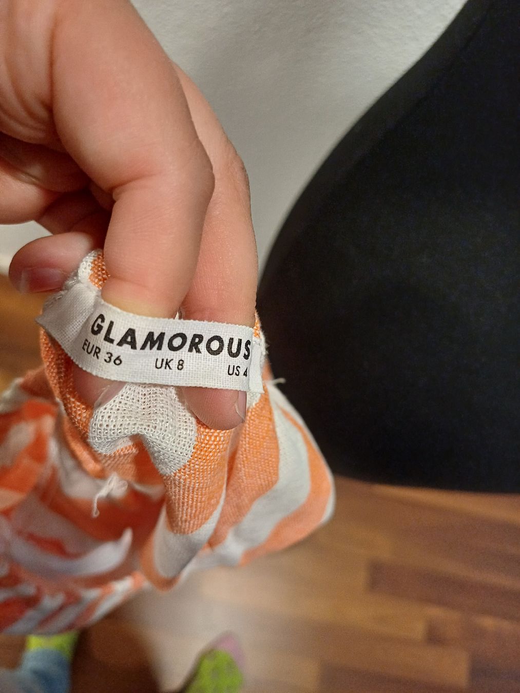 Blusen: Glamorous Sommer Bluse, Orange gestreift, Grösse 36. – Neu (gemäss Beschreibung) aus Winterthur von Smily-_- 3