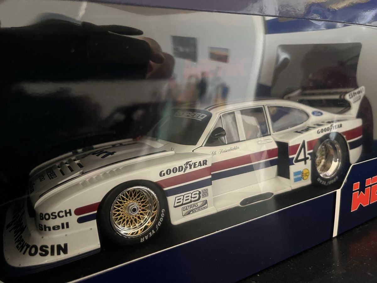 Ford Modellini d'auto: Ford Capri Turbo Gr.5 Nr.4.  1:18 – Nuovo e nell'imballaggio originale da Rümlang venduto da Papamoll4 1