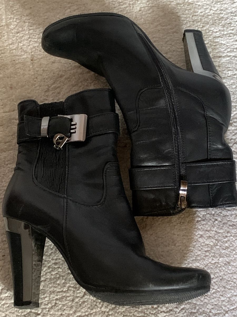 Damenschuhe: Leder Stiefel gr 37 – Gebraucht aus Sempach von katzaana3