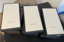 3 ORIGINALE GUCCI SCHUHKARTONS