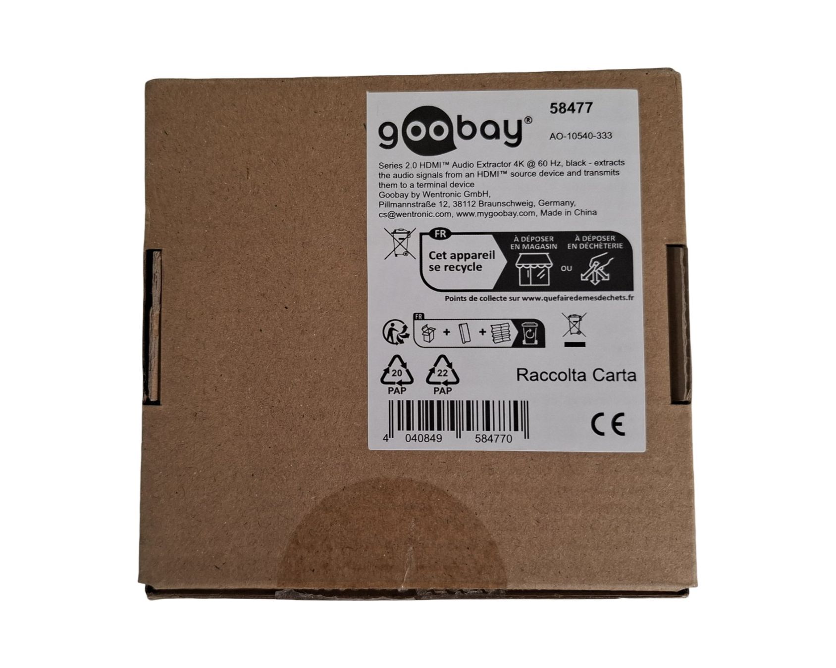 Convertisseurs: GOOBAY HDMI Audio Extractor 4K@60Hz – D'occasion à Wil SG par Restwert_Wil 2