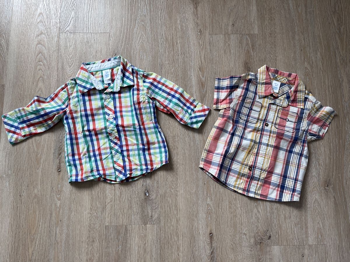 C&A Camicie, T-shirt & Polo: 2 schicke Hemden Gr. 74 – Usato da Sulz AG venduto da Zissi31324