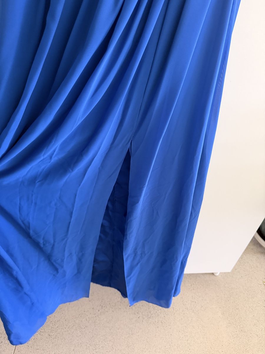 Collectif Mon Amour Kleider: Abendkleid blau Gr. 44 mit Perlenbesatz  – Gebraucht aus Endingen von BuffyCreamy 1