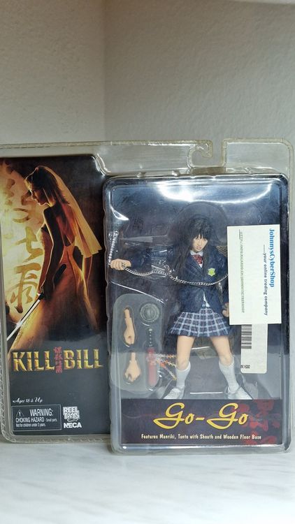 Figurine NECA Kill Bill – Go-Go Yubari, Série 1, Neuve Sous Blister (2004)