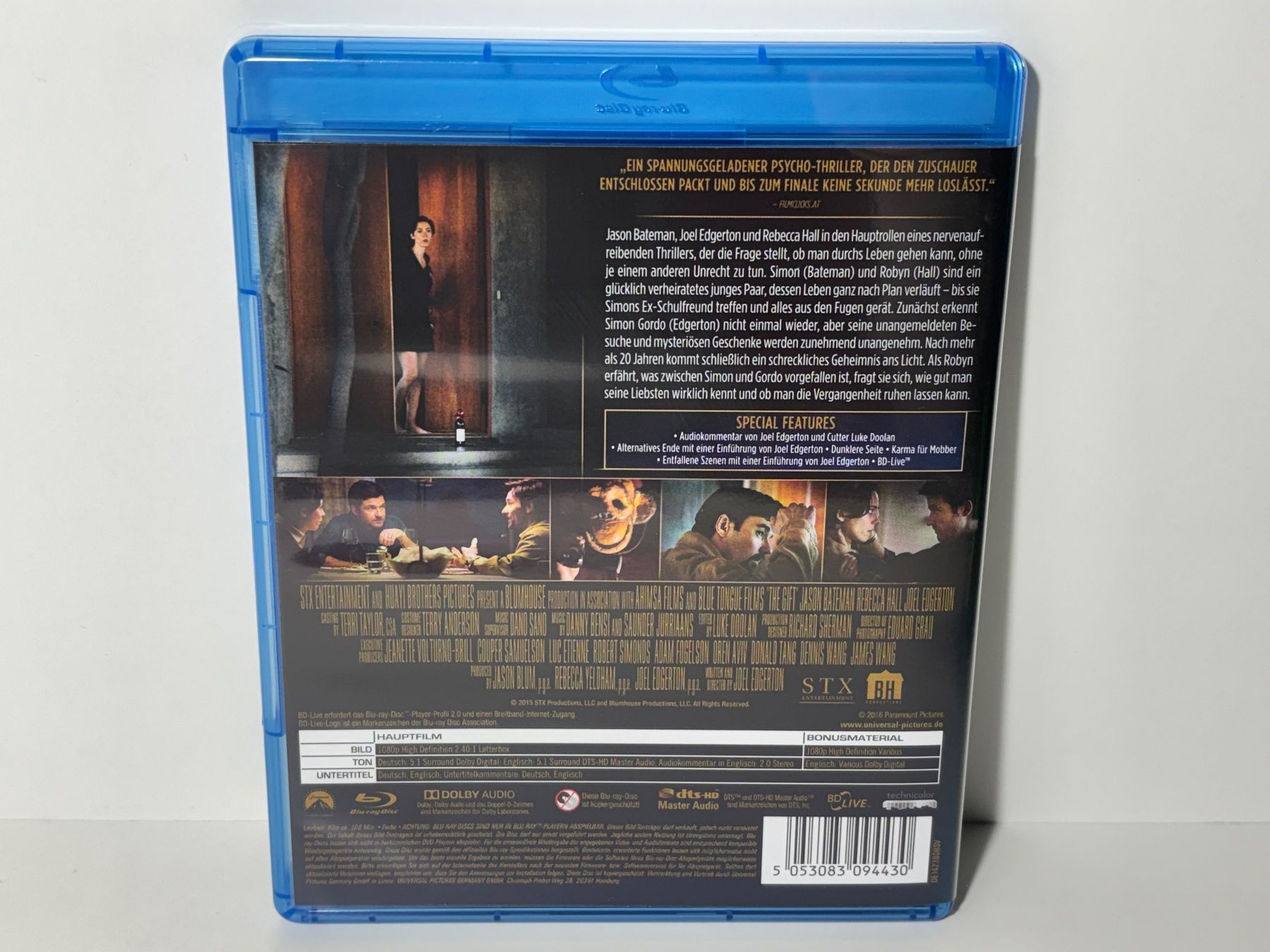 Alle DVDs: The Gift Blu Ray – Gebraucht aus Wilderswil von Sstriker 1