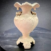 Superbe grand vase ancien V. BASSANO en grés