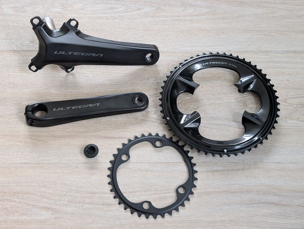 Pédalier VTT 36 Dents 152 Mm - Manivelle Acier Noir Pour Vélo De Ville