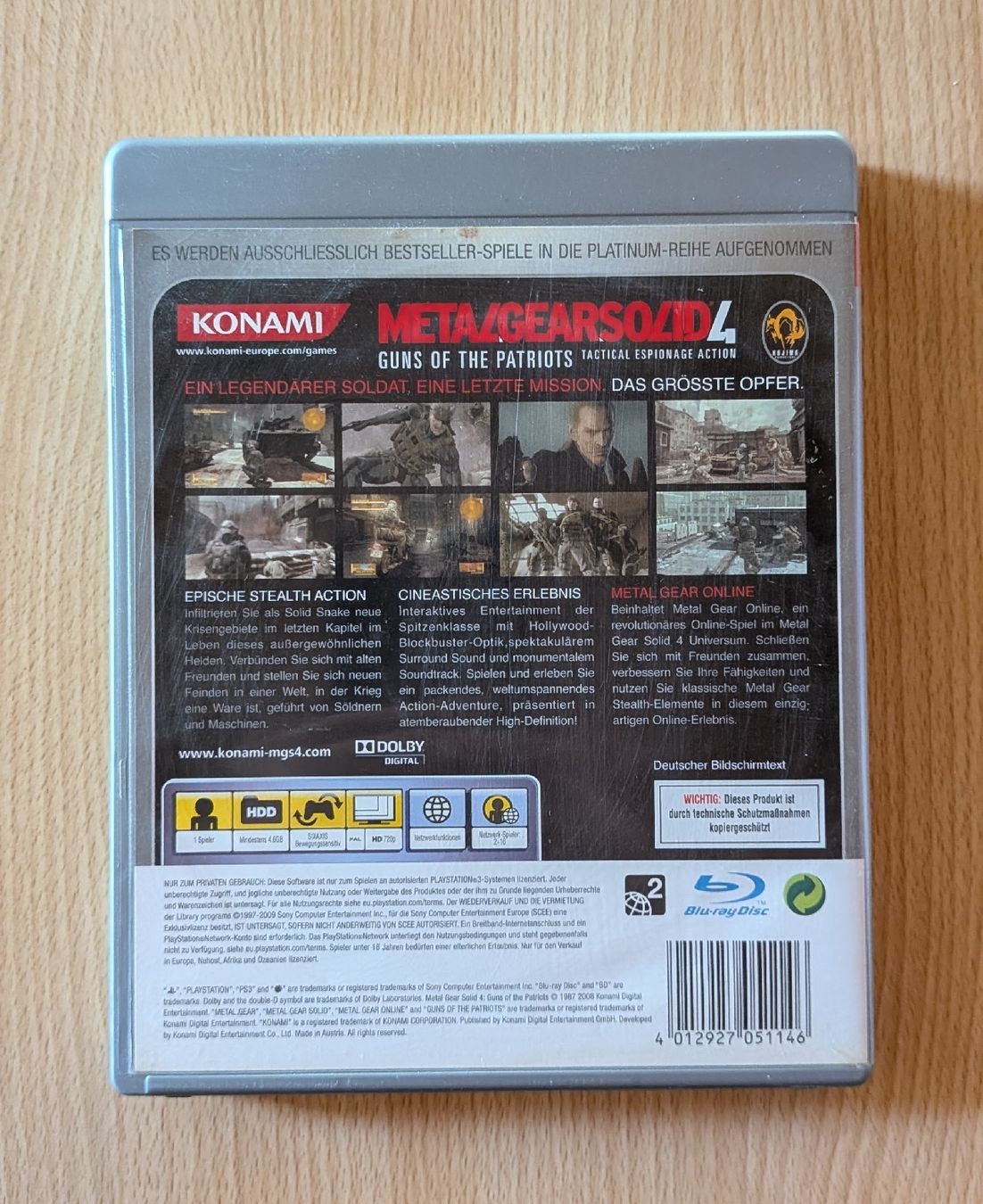 Sony Spiele: PS3 - Metal Gear Solid 4 – Gebraucht aus Chevenez von cla_7zq5 1