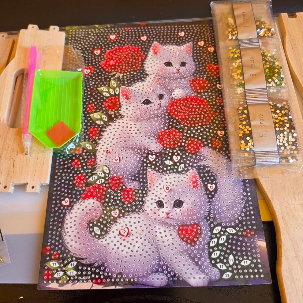 Kit bricolage: DIAMOND PAINTING TABLETT KATZEN – Nuovo e nell'imballaggio originale da Dintikon venduto da bonita099 1