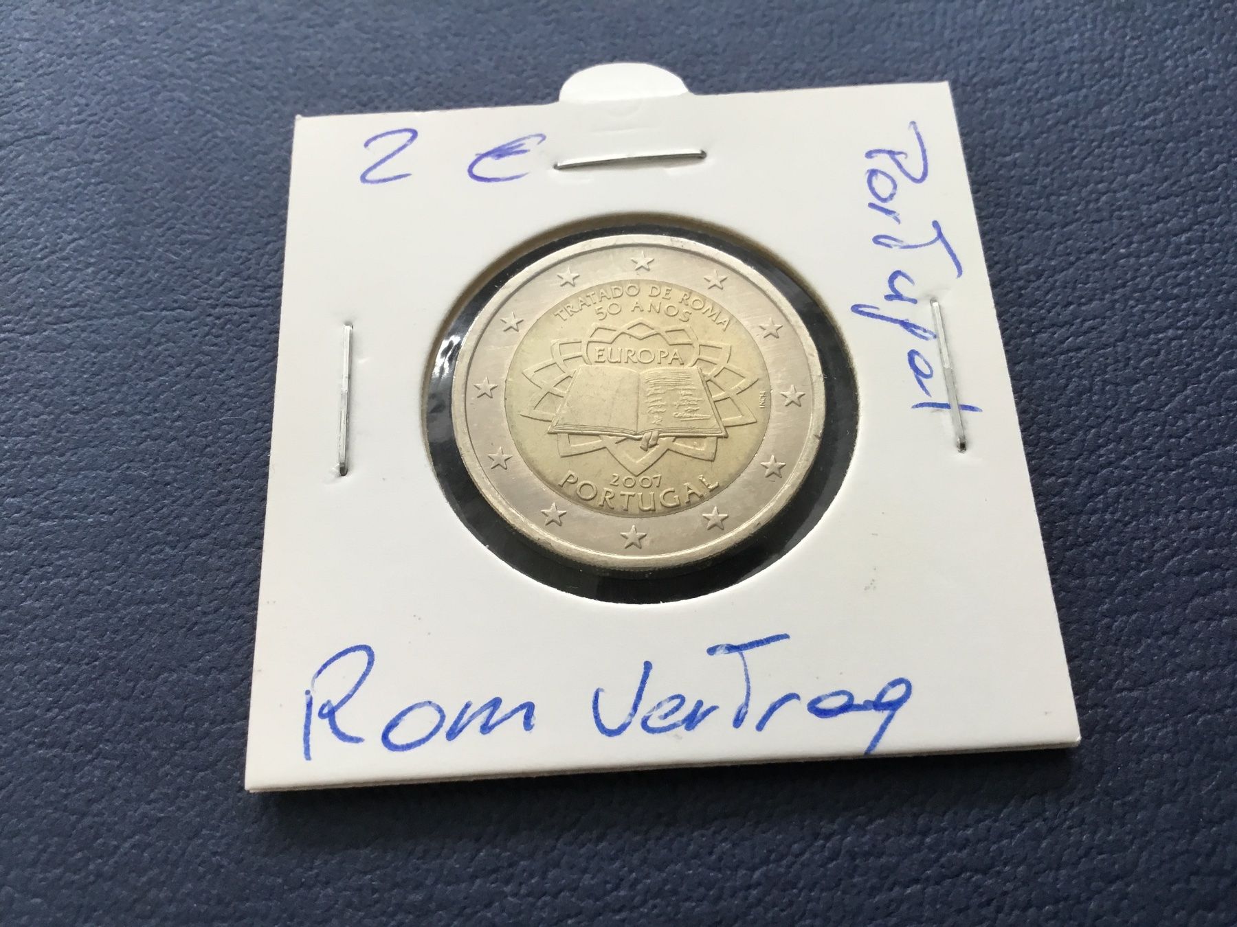Alle Münzen: 2 Euro Portugal 2007 Rom Vertrag – Gebraucht aus St. Margrethen SG von alfapeugeot10 1