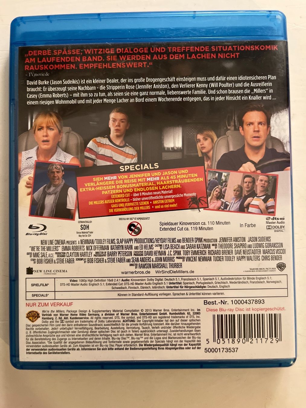 Tutti i DVDs: Wir sind die Millers (2013), Blu-ray – Nuovo (secondo la descrizione) da Sierre venduto da black.box 1
