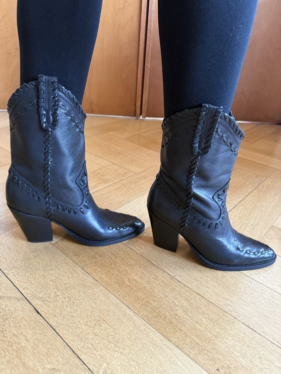Mango Scarpe da donna: Lederstiefel Gr. 40 – Nuovo (secondo la descrizione) da Basel venduto da pet_y7pt 2