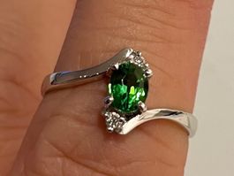 Süsser Turmalin Ring in 18k