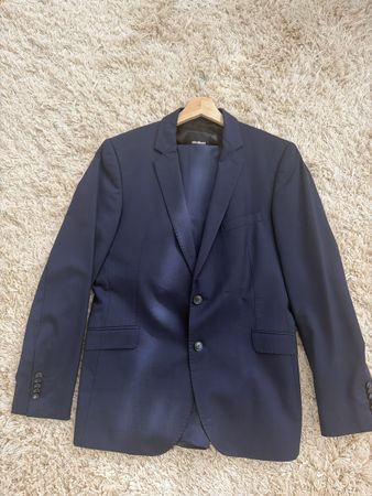 Kompl. Anzug Strellson dunkelblau Sakko Gr. 46 Hose Gr. 44