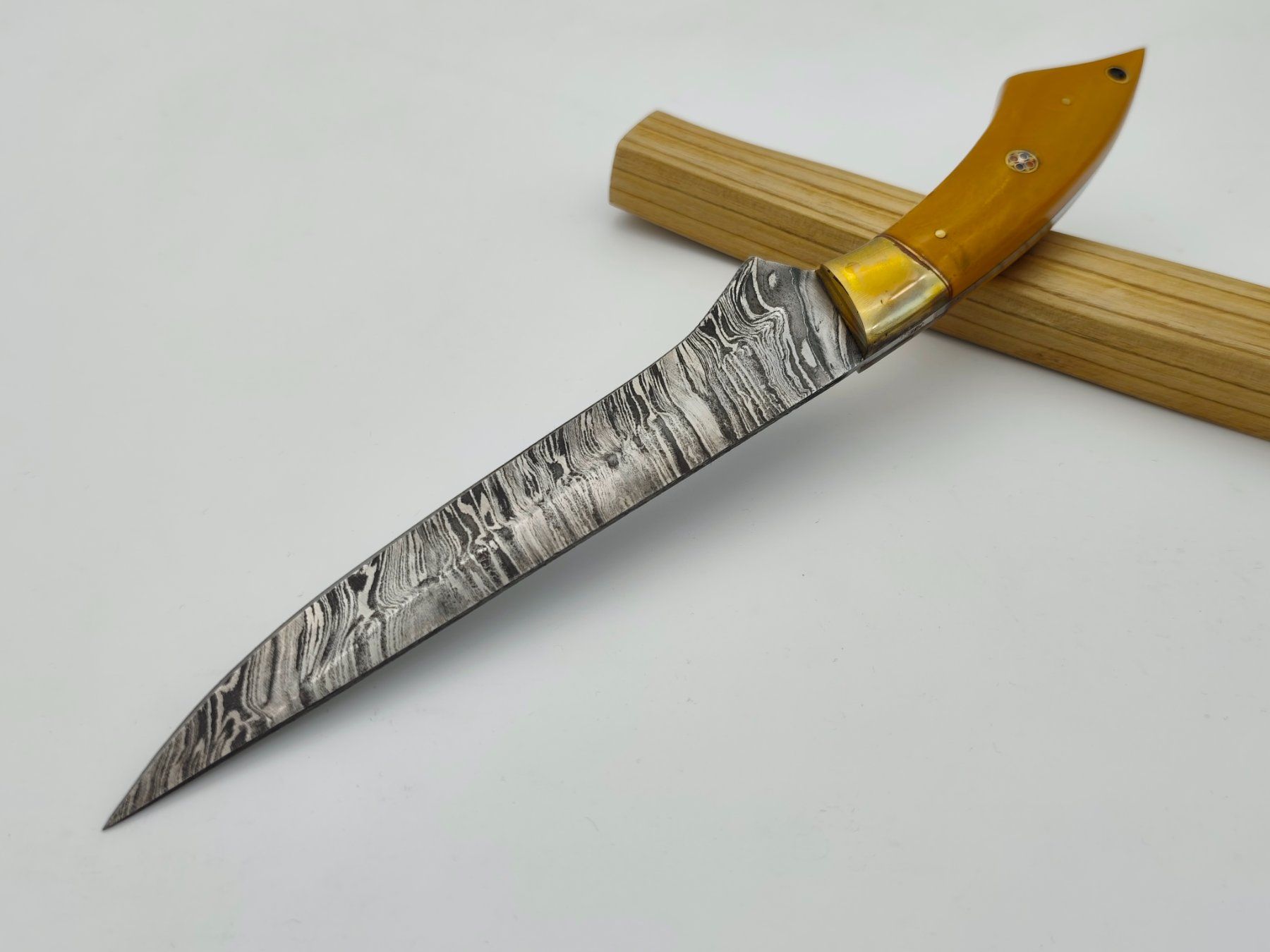 Coltelli da cucina: GEPRÜFT B Damast Messer Chefmesser Knife Damastmesser – Nuovo e nell'imballaggio originale da Arlesheim venduto da Premius_1 3