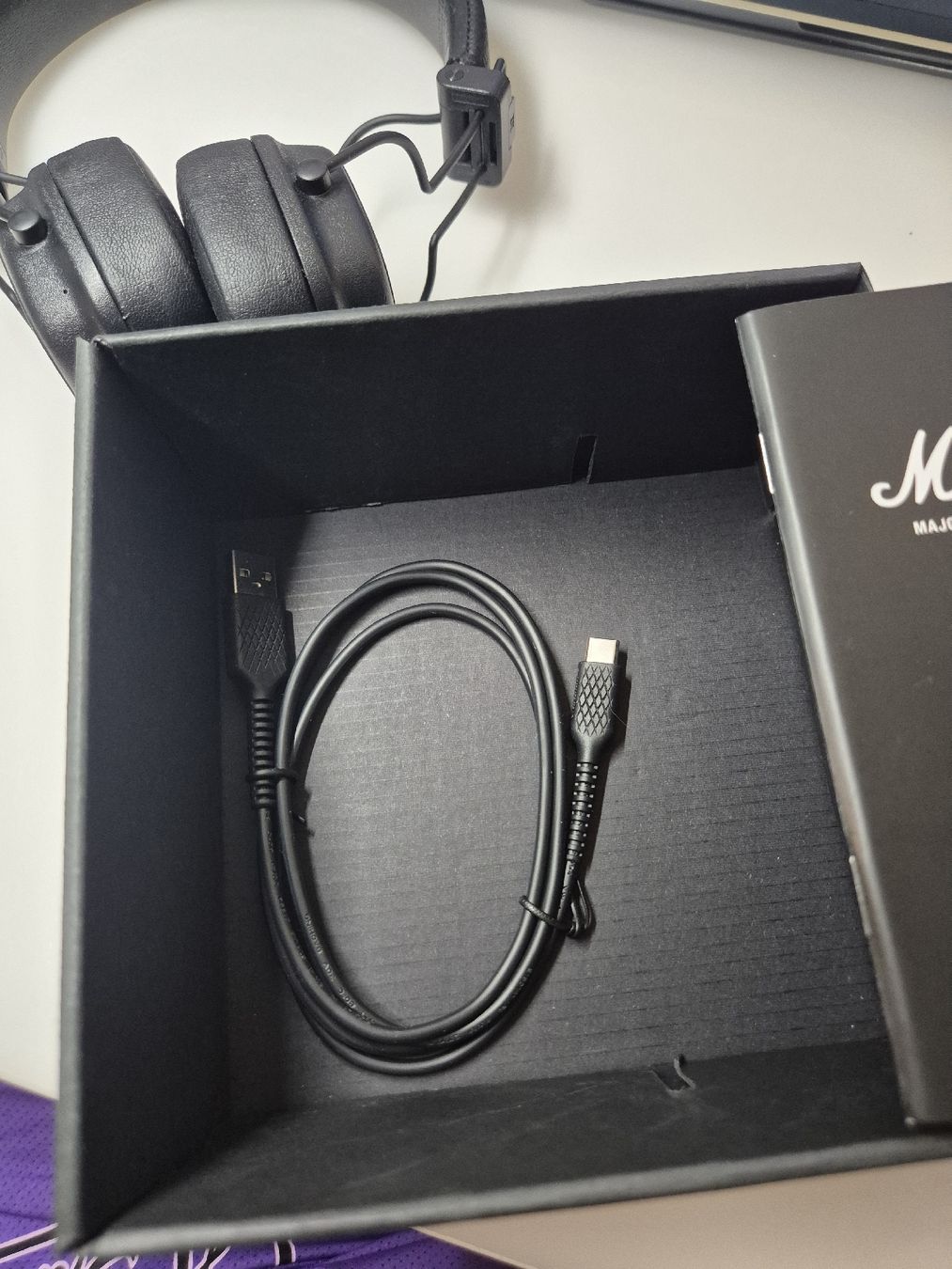 Marshall Cuffie: Marshall Major IV Bluetooth Kopfhörer schwarz – Usato da Steffisburg venduto da BausE 3