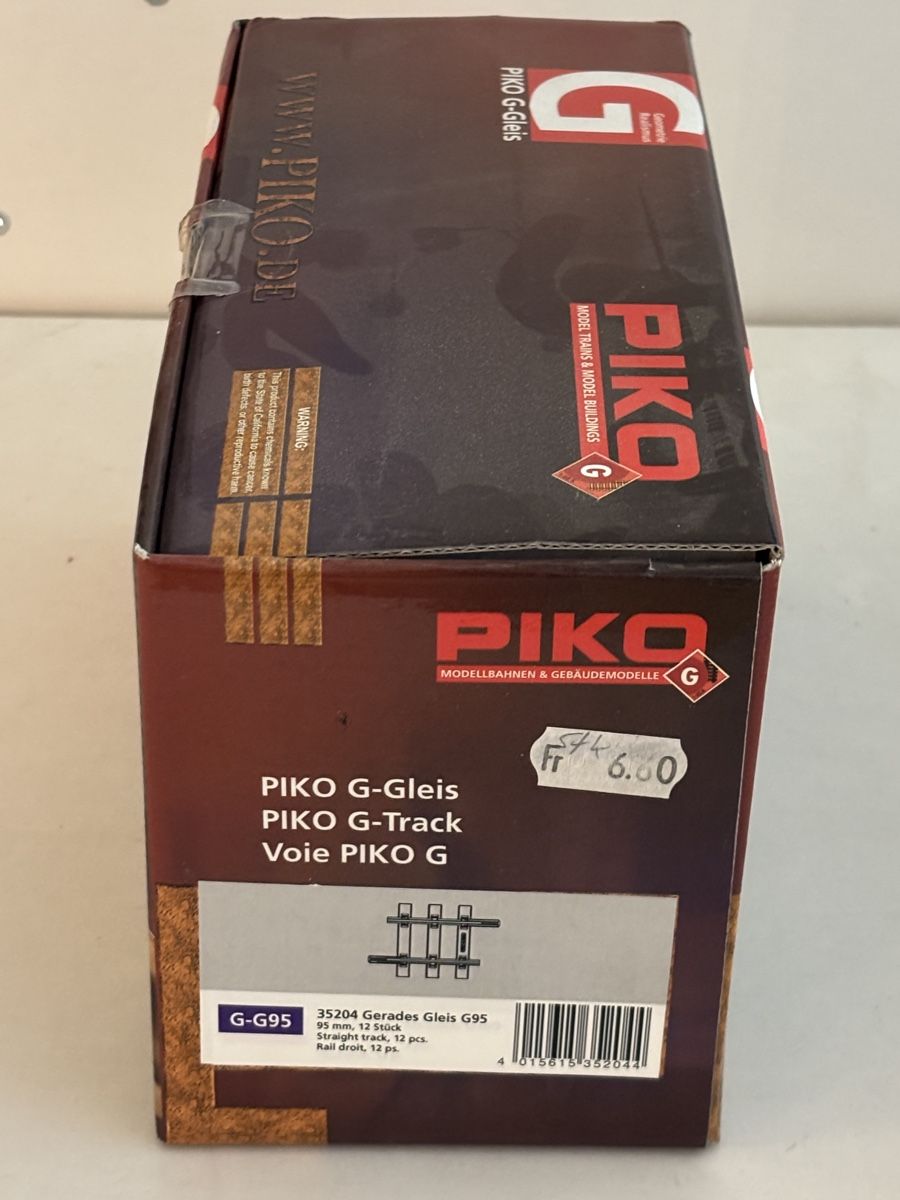 Piko Modelleisenbahnen: 12x piko G-G95 – Neu und originalverpackt aus Ollon VD von behemiste51
