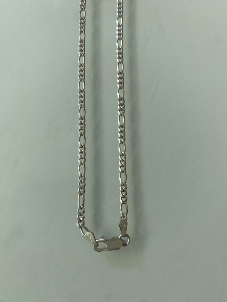 Catenine: Chaîne Figaro en argent sterling, élégante et fine – Nuovo (secondo la descrizione) da Geneve venduto da pat_p76n 3