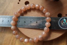 Mondstein   Kugel Armband   –Edelsteinstube Rausverkauf