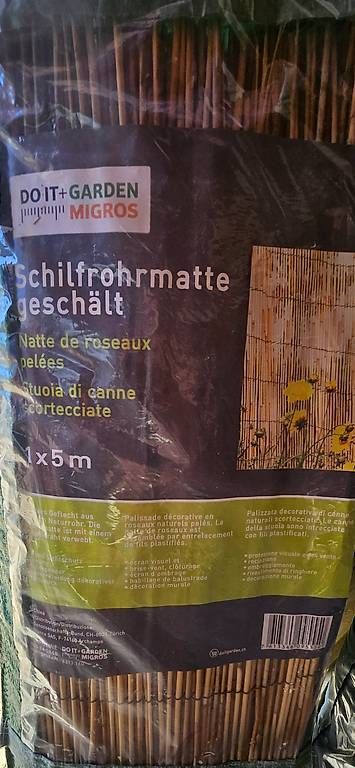 Paraventi: Schilfrohrmatte 1x5m – Nuovo e nell'imballaggio originale da Movelier venduto da Jasmin2812 1