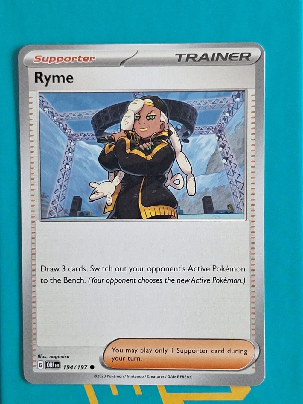 Pokémon Sammelbilder & Trading cards: Ryme - Pokemon Obsidian Flames – Gebraucht aus Altstätten SG von GGsGameshop