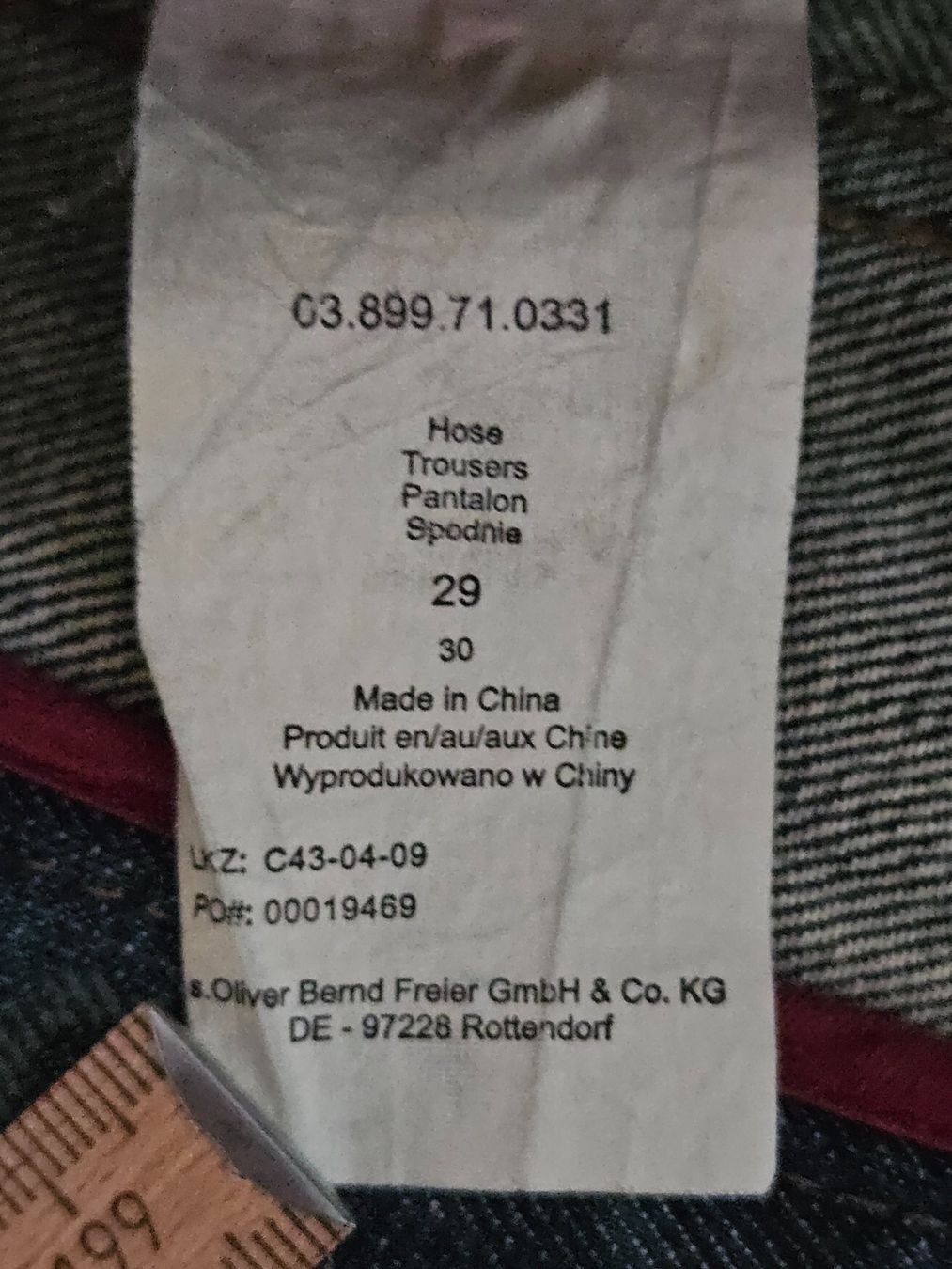 S.Oliver Pantaloni: S. Oliver Jeans 29 x 30 – Usato da Tann venduto da Pepiino 7