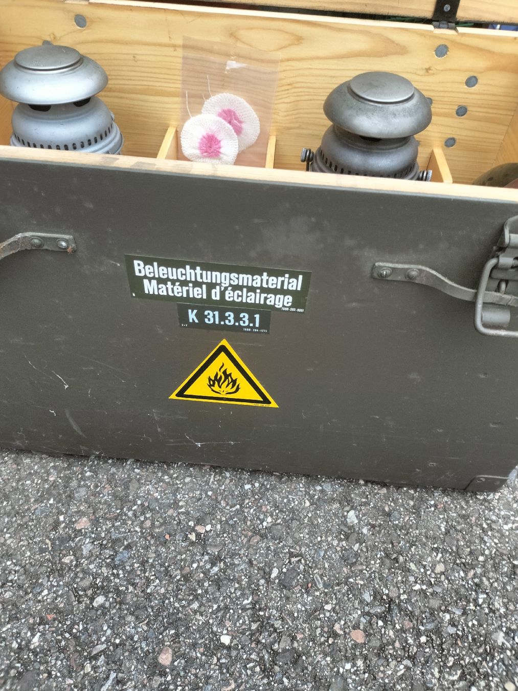 Lanterne: Swiss Mititary 2xLantern set – Usato da Zwingen venduto da inf_2blh 1