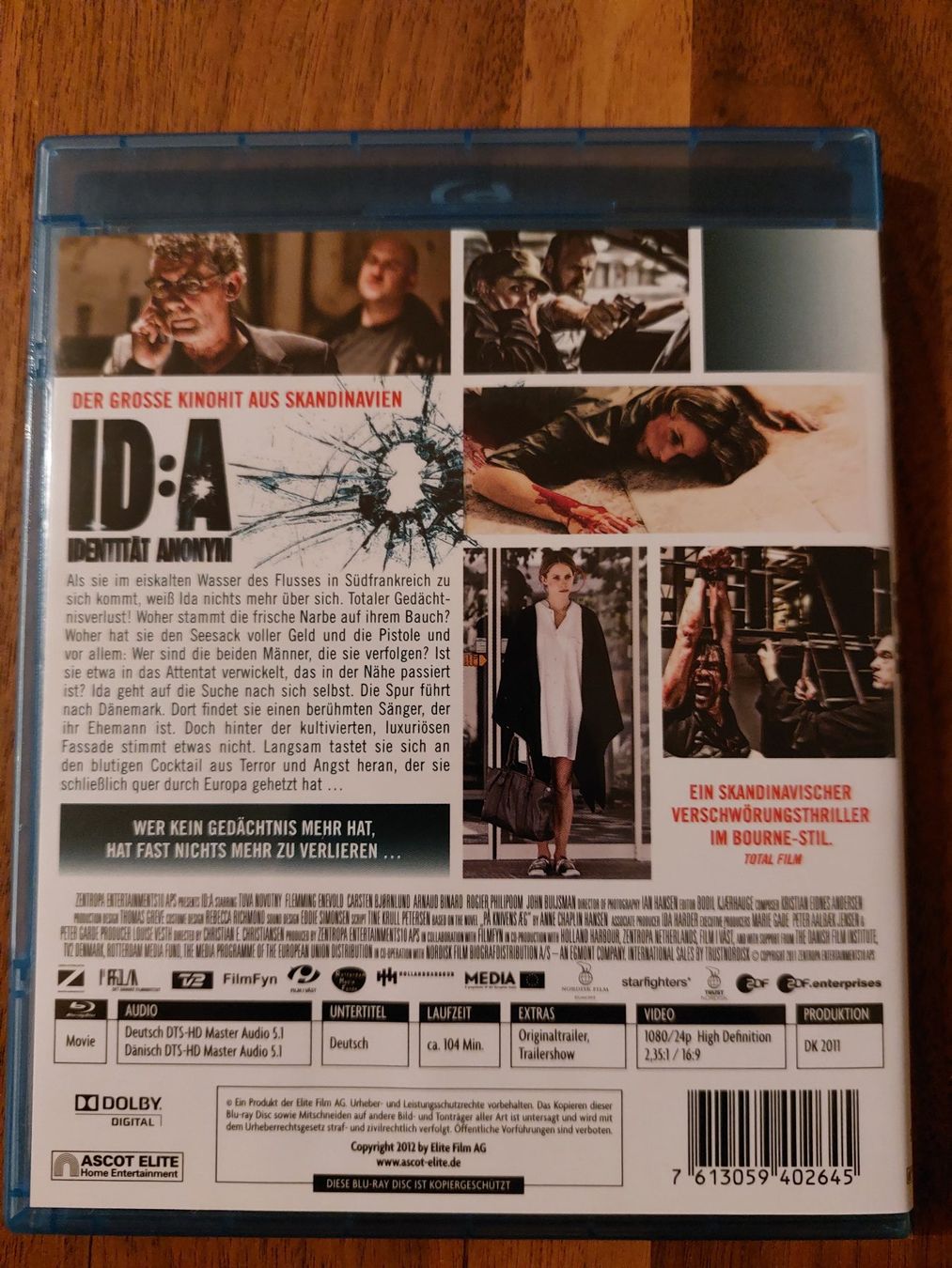 Tutti i DVDs: Blu Ray - ID:A Identität Anonym – Usato da Rheinfelden venduto da FilmAuktion 1
