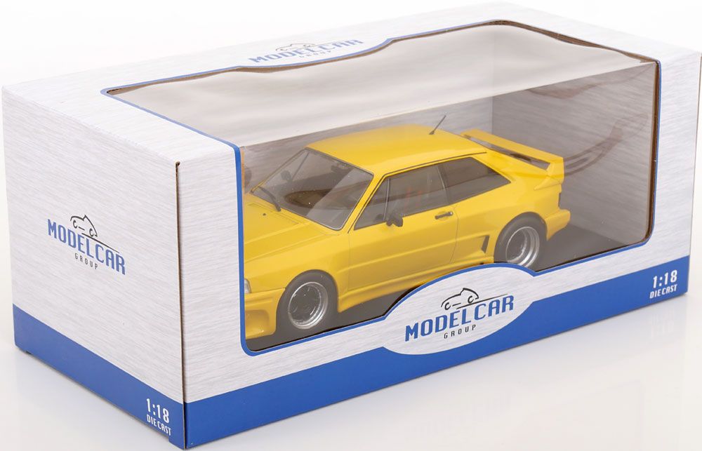 Volkswagen Voitures modèles: VW SCIROCCO RIEGER GTO GELB 1:18 MCG – Neuf avec emballage d'origine à Suhr par Moebelsiralfred 2