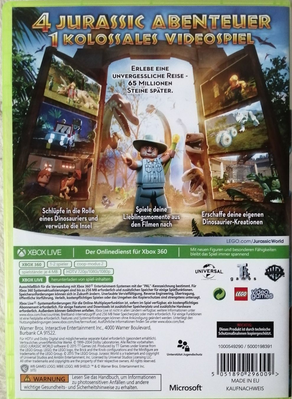 Giochi: Xbox 360 Lego Jurassic World – Usato da Schaffhausen venduto da Domifran 1