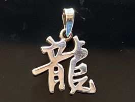 Chinesische Sternzeichen, Drache / Dragon, 925 Slber