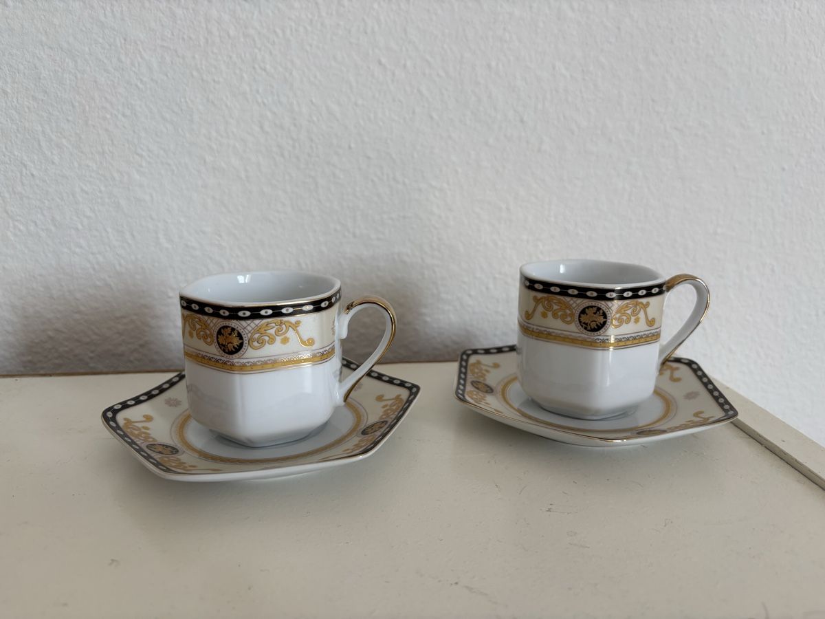 Tazze: 2 Coffee Cups and Saucers Salma Collection White – Usato da Wallisellen venduto da lou_22hj 4