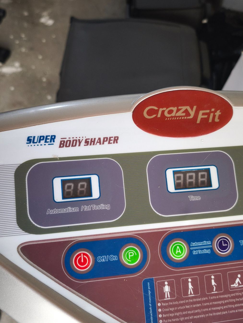 Hometrainer: Ganzkörper Vibrationsgerät  Crazy Fit Massase – Usato da Busswil BE venduto da 09p_95qg 1