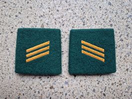 *** Gradabzeichen Patten Set Obergefreiter  Infanterie ***