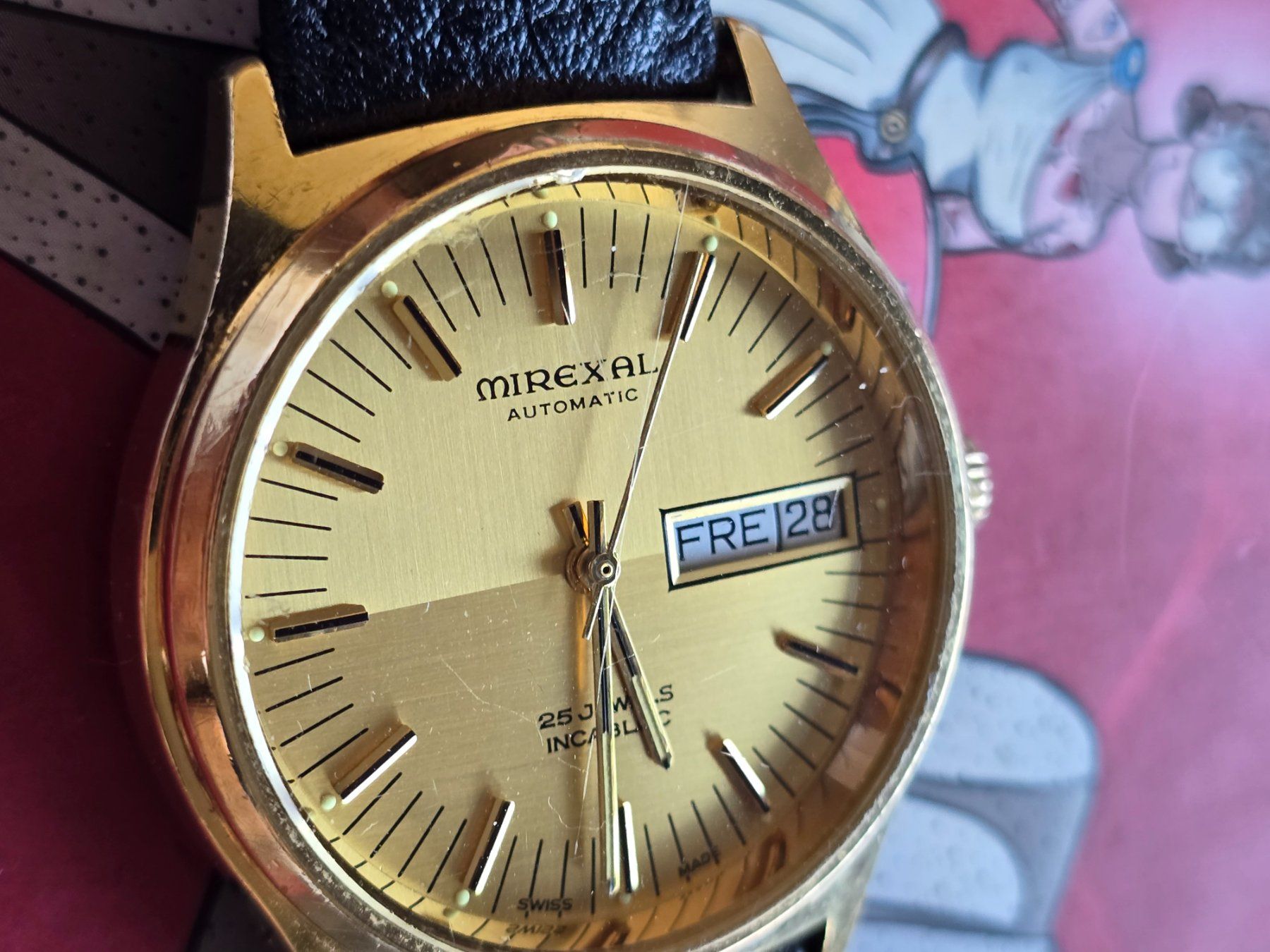 Mirexal Uhren: 104 Mirexal Automatic  Day Date 25 Jewels – Gebraucht aus Muri AG von Corredor 2