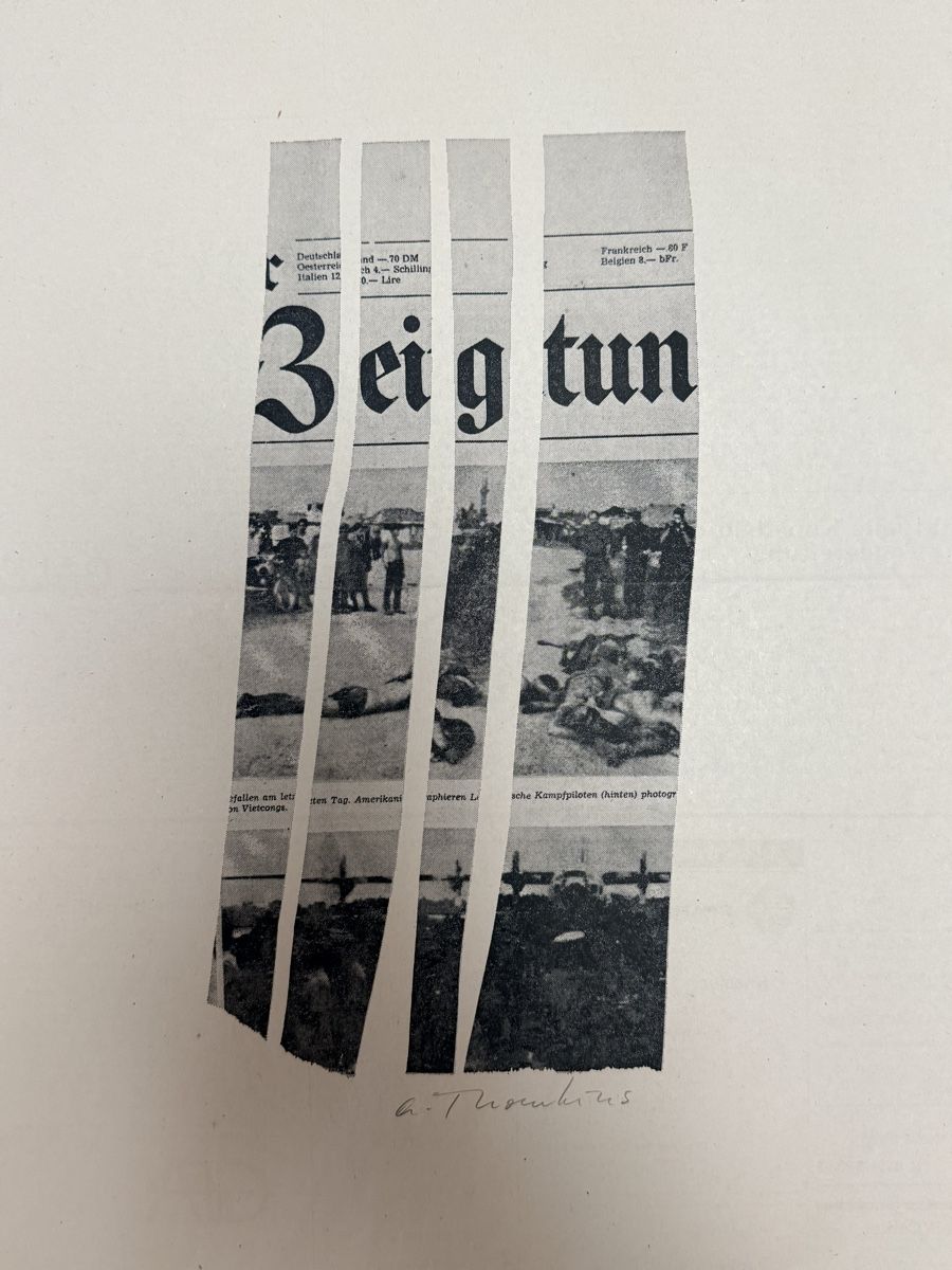 Grafica & Litografie: Andre Thomkins  - Offsetdruck handsigniert – Usato da Solothurn venduto da NUVICO