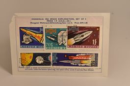 Mongolei 1963 – Weltraum-Erforschung / Raumfahrt