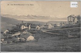 Les Hauts-Geneveys et les Alpes
