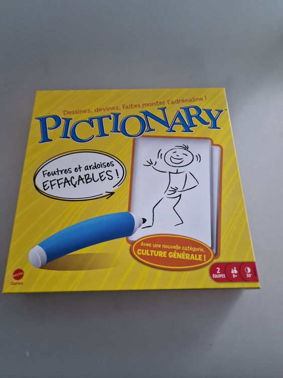 Mattel Games Pictionnary Jeu De Société Coopératif Nouvelle Version Pictionary Squad Pour Famille Avec Devinettes 2 A 6 Joueurs Adolescents Et Adultes Htw84 888634763