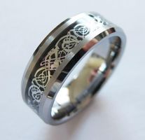 Echter Tungsten Carbide Wolfram Ring 8